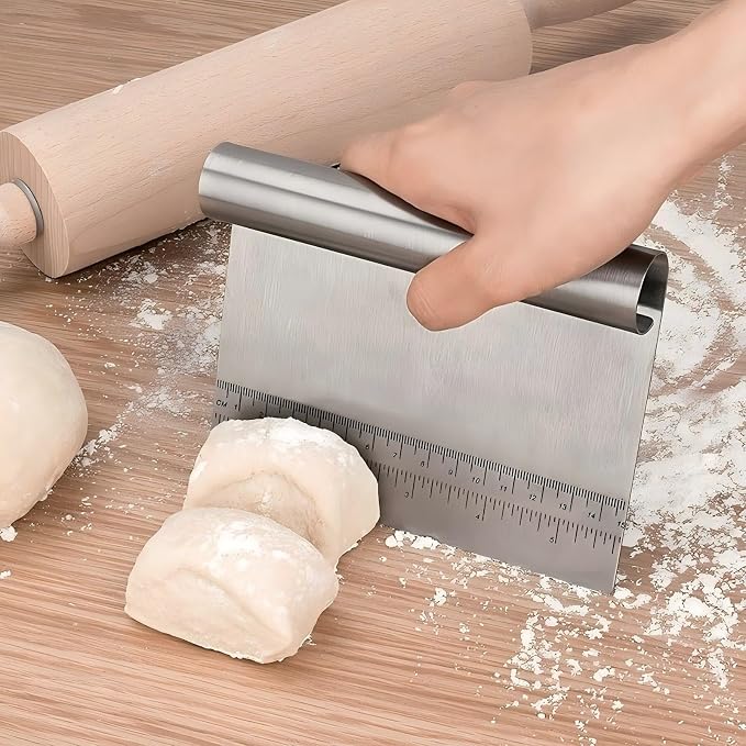 Dough Pastry Scraper Stainless Steel Bench Scraper - Image 6