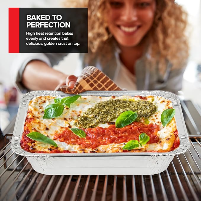 Stock Your Home 9 x 13 Disposable Aluminum Pans - Image 5