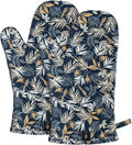 BONTHEE Oven Gloves Extra Long Cotton Cooking Gloves by BONTHEE