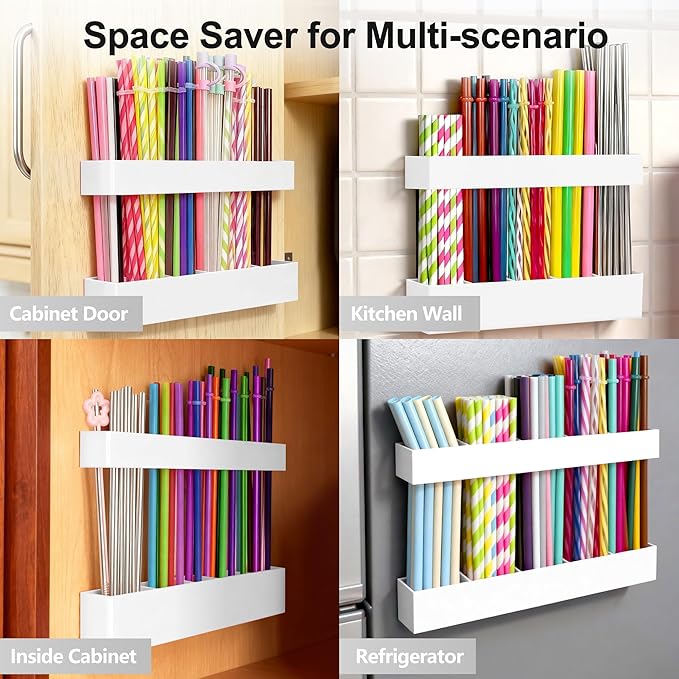 9.5” Large Acrylic Straw Holder - Image 4