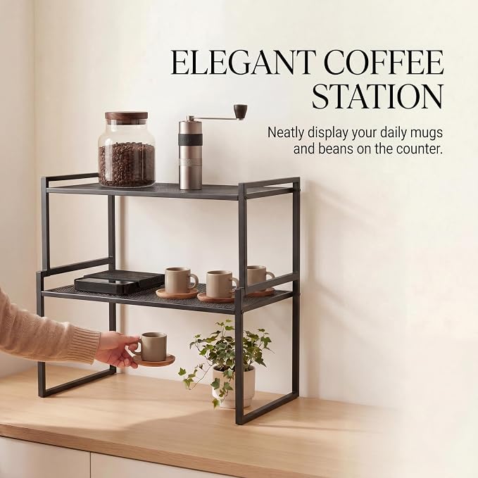 Set of 2 Cabinet Organizers 12.6''W 44 LBS Load Capacity Heavy Duty Kitchen - Image 8