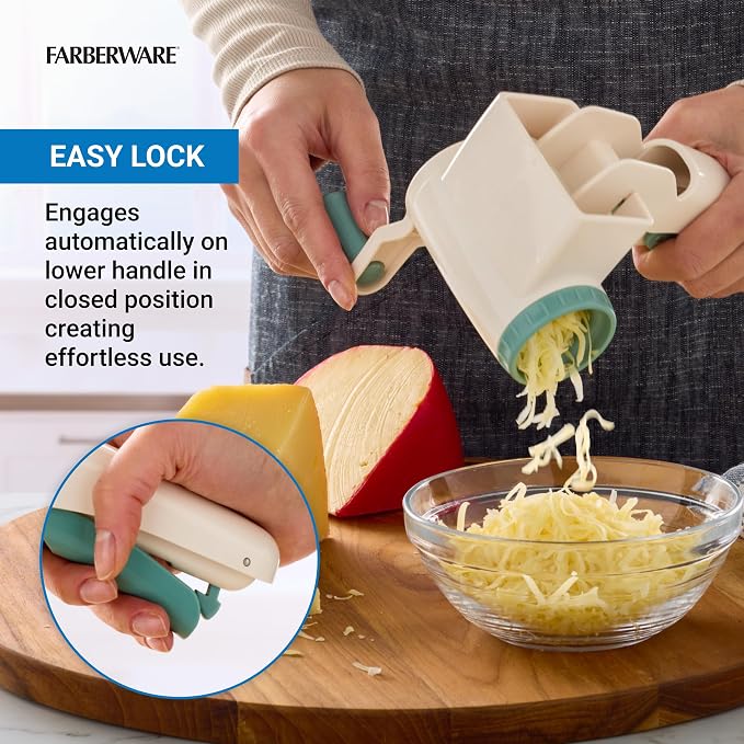 Farberware Professional Rotary Cheese Grater, Durable and Versatile Kitchen - Image 4