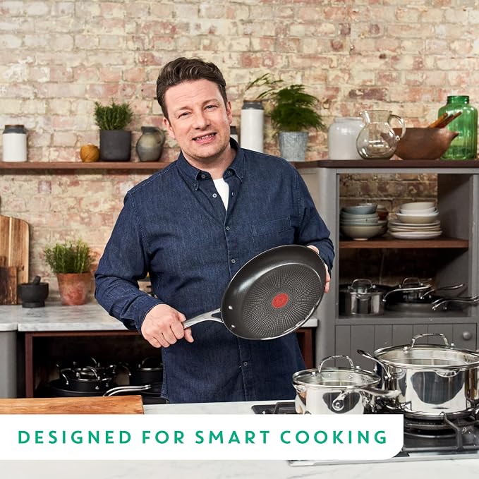 T-Fal x Jamie Oliver Nonstick Coated Stainless Steel Pan 11-Inch, Induction - Image 3