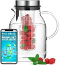 Infusion Pro Glass Fruit Infuser Water Pitcher, Heat Resistant by InfusionPro