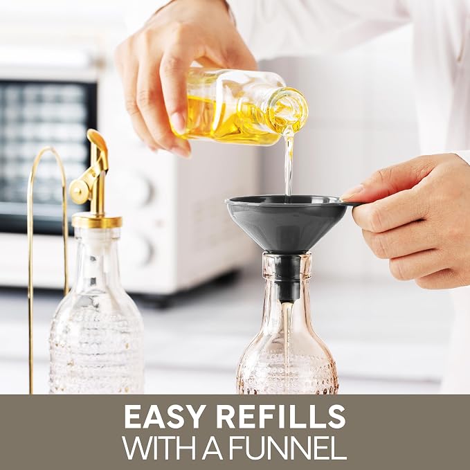 COOK WITH COLOR Glass Olive Oil Bottle Dispenser - Image 8