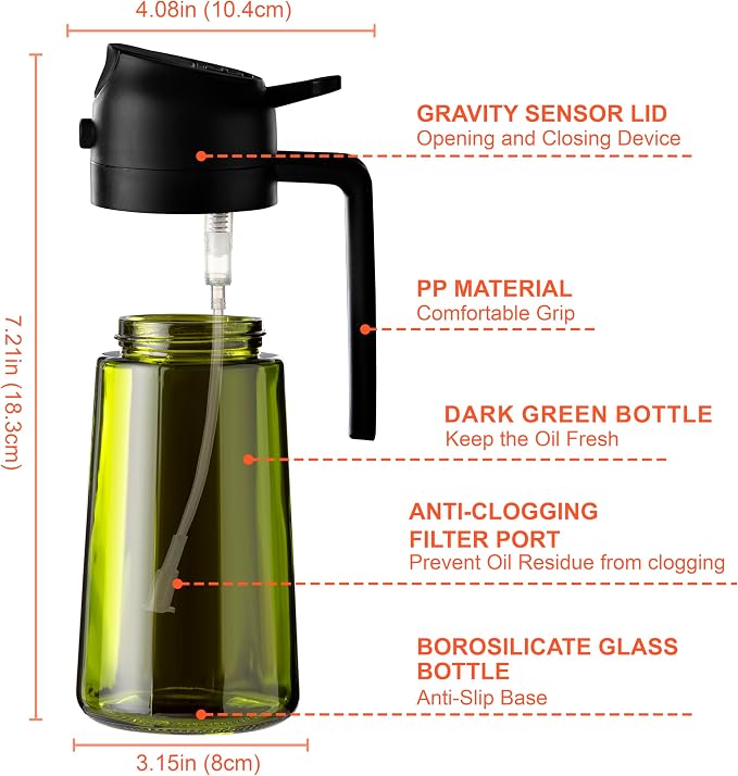 CXINYI - 16oz/470ml Olive Oil Dispenser - Image 6