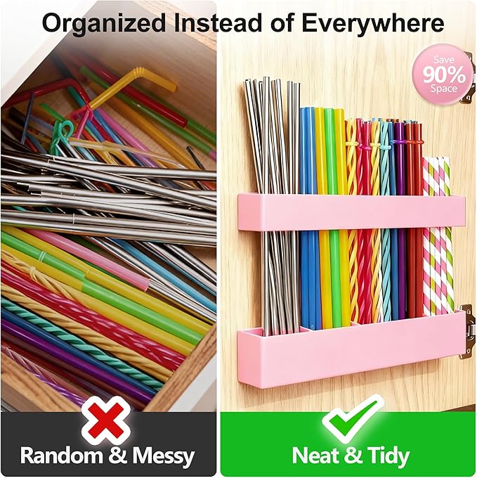 9.5” Large Acrylic Straw Holder - Image 6