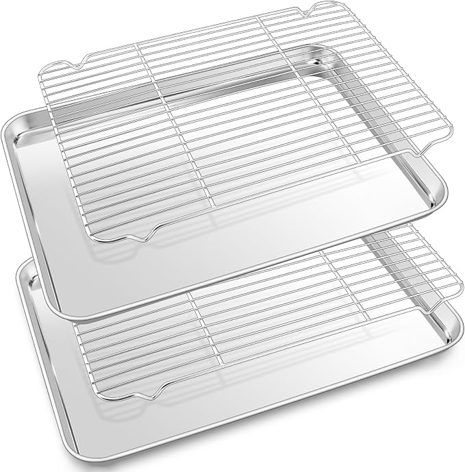 P&P CHEF 17.5 Inch Stainless Steel Baking Sheet by PPCHEF