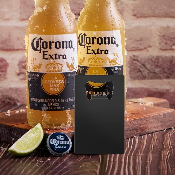 200 Pcs Credit Card Bottle Opener Bulk, Stainless Steel Metal Card Beer Bottle - Image 6