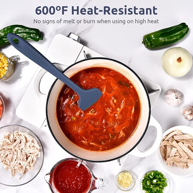 14in Extra Large Silicone Spatula: U-Taste 600ºF Heat Resistant Flexible - Image 3
