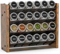 NESAPTO Spice Rack Organizer for Cabinet, Wood 4-Tier Vertical Seasoning by NESAPTO