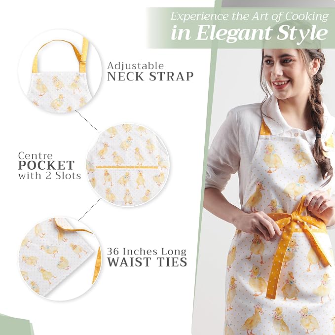 Maison d' Hermine 100% Cotton Apron - Image 5