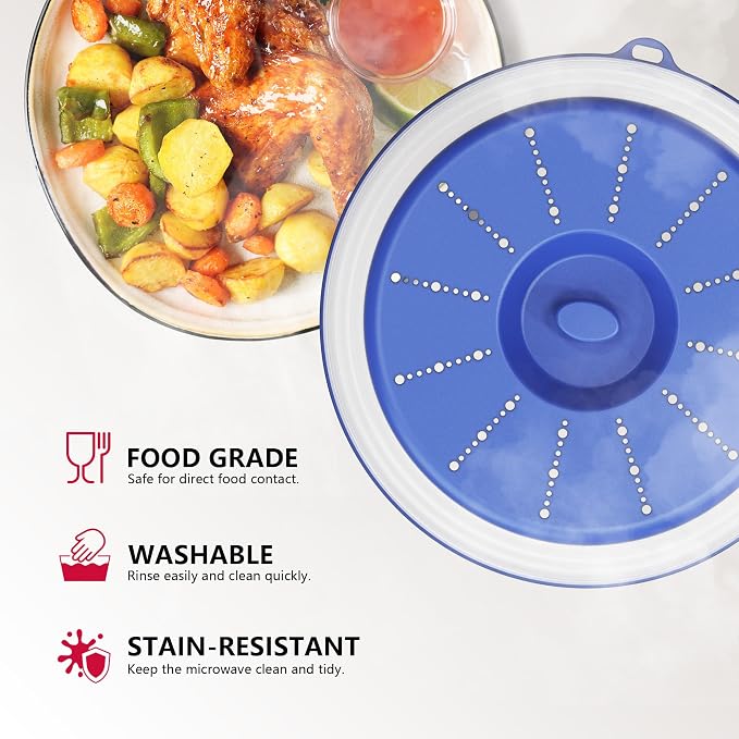 WVM Microwave Splatter Cover Vented - Image 3