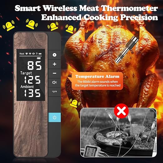 Wireless Meat Thermometer-Multi Sensors Digital Food Thermometer - Image 3