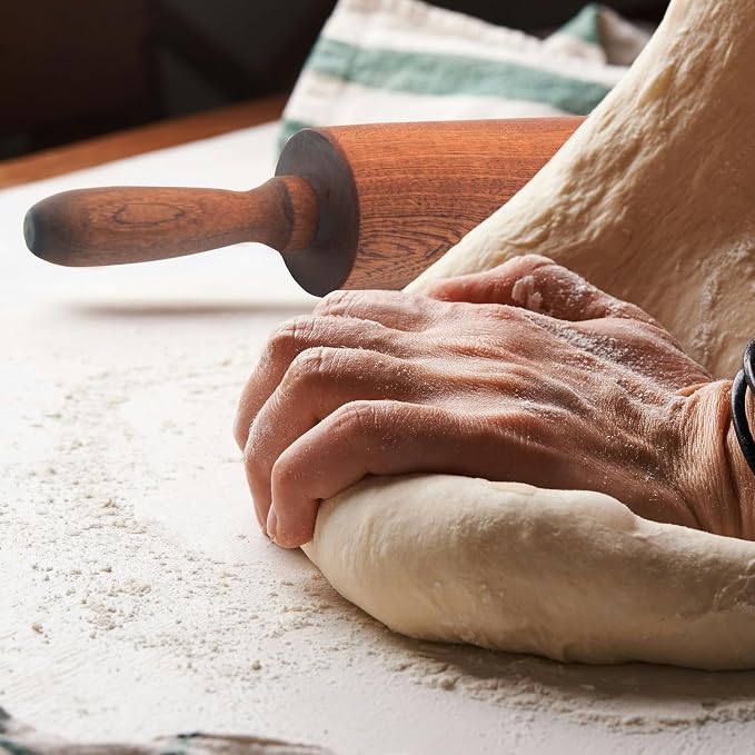 Classic Sapele Wooden Rolling Pin - Image 2