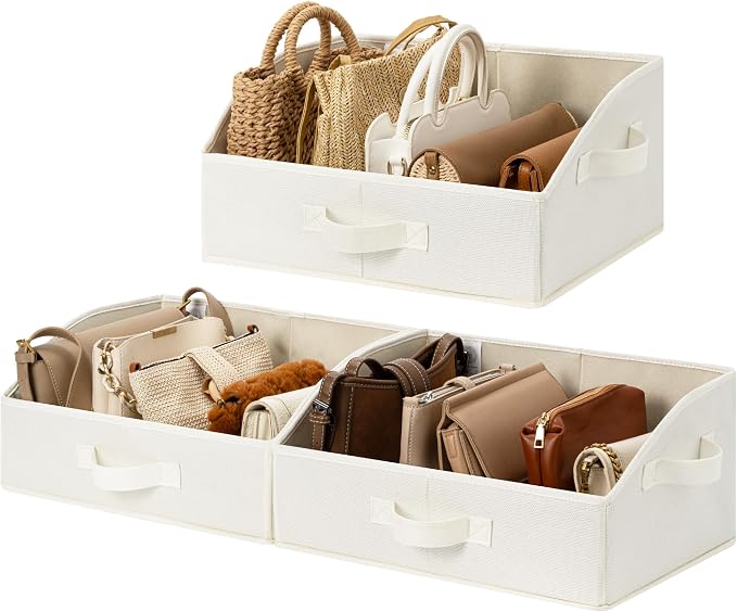 GRANNY SAYS Purse Organizer for Closet, Trapezoid Storage Bins, Closet by GRANNYSAYS