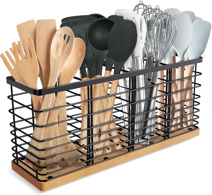 Suli Extra Large Kitchen Utensil Holder Countertop by Suli