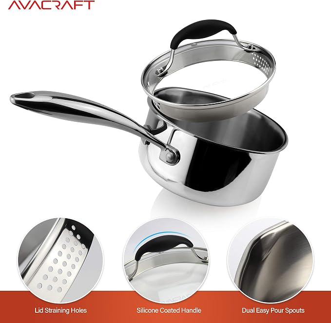 AVACRAFT Tri-Ply Stainless Steel Saucepan - Image 4