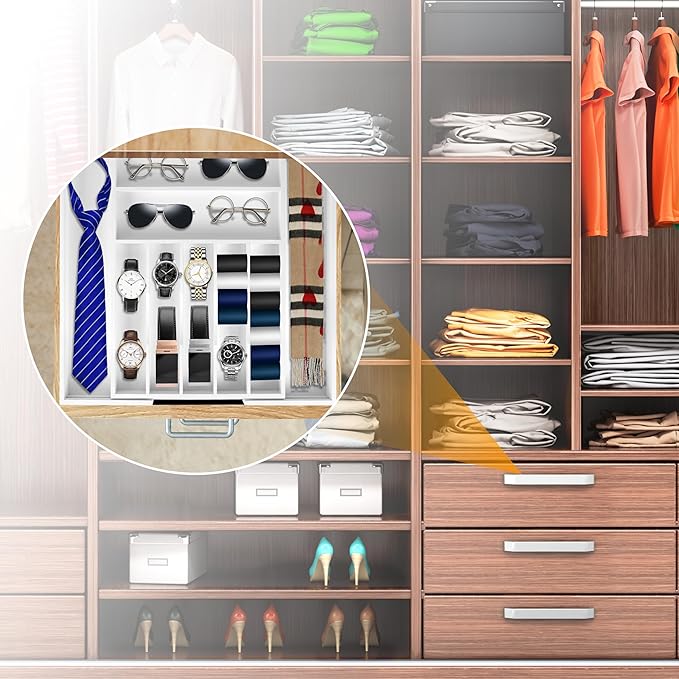 Bellsal Large Premium Bamboo Silverware Organizer - Image 7
