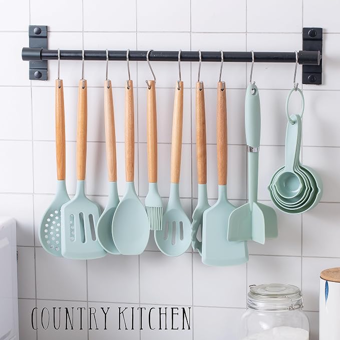 Country Kitchen Non Stick Silicone Utensil Set - Image 7