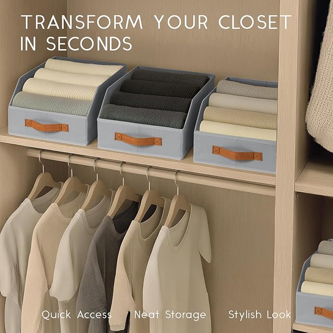 Homsorout Fabric Storage Bins for Organizing - Image 5