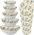 Patelai 10 Pcs Bowl Covers Reusable in 5 Size Stretch Cloth Fabric Elastic Food by Patelai