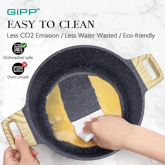 GiPP Ceramic Pots and Pans Set Non Stick - Image 4