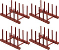 HBlife 4pcs Rosewood Wooden Dish Drying Rack by HBlife