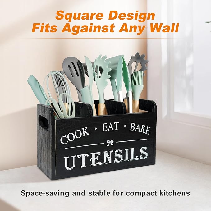 Wooden Kitchen Utensil Holder - Image 6