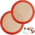 Silicone Baking Mats, Non-Stick Reusable Cookie Sheet Liners by AMYONE