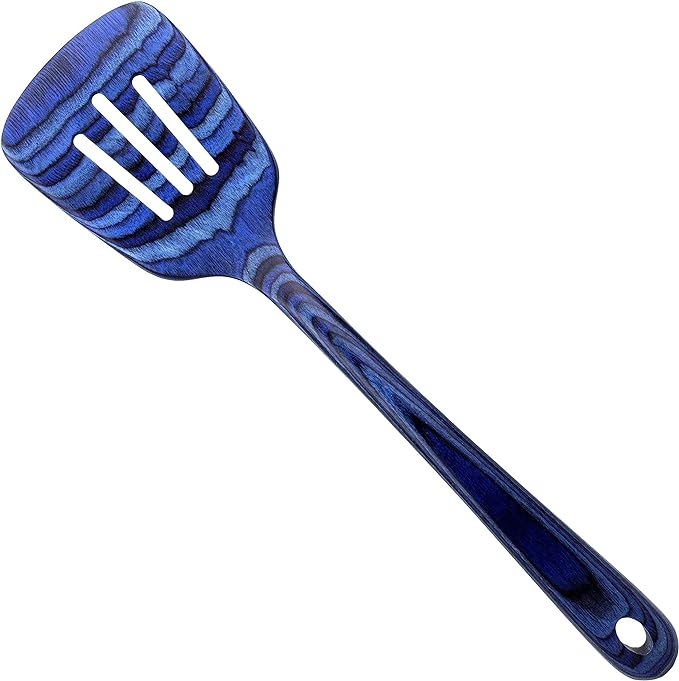 Totally Bamboo Baltique Malta Collection 12-1/2" Wooden Slotted Spatula by TotallyBamboo