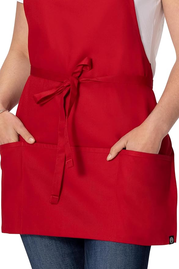 Chef Works Unisex Three Pocket Apron - Image 4