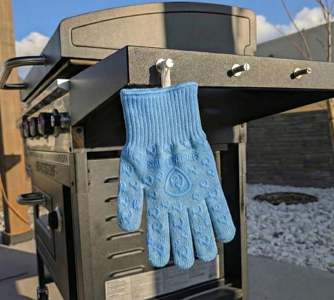 Grill Armor Oven Gloves with Fingers – Extra Long Cuff, 932°F Heat, Fire & Cut - Image 7