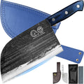 XYJ Authentic Since 1986, Ancient Forged Butcher Knives, Serbian Chef Knife by XYJ
