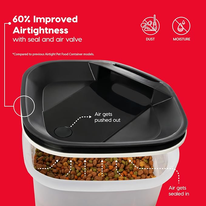 IRIS USA Pet Food Storage Container 25 lbs, Premium 60% Improved Airtight Seal - Image 6