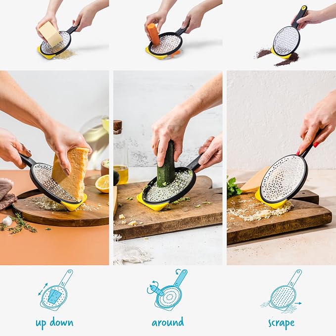Dreamfarm Ograte Two-Sided Medium Food & Vegetable Speed-Grater - 3mm Medium - Image 4