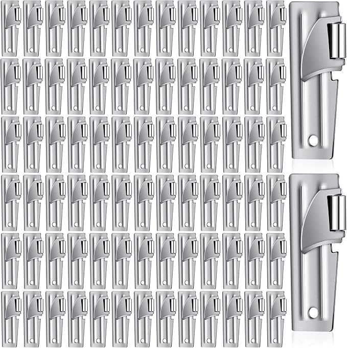 Chumia 80 Pieces P-51 Camping Can Opener Stainless Steel Military Survival Army by Chumia