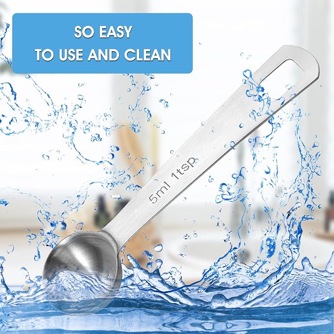 5 PCS Measuring Spoons Tablespoon Measuring Spoon 1/3 Tbsp Stainless Steel - Image 5