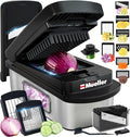 Mueller Pro-Series 10-in-1, 8 Blade Stainless Steel Multi Vegetable Chopper And by Mueller