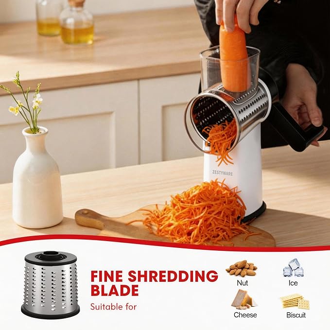 Rotary Cheese Grater Hand Crank - Image 5