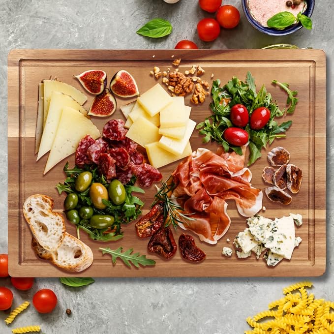 Solid Acacia Wood Cutting Boards - Image 2