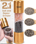 Eparé 2 in 1 Gold Salt and Pepper Grinder Combo by Epare