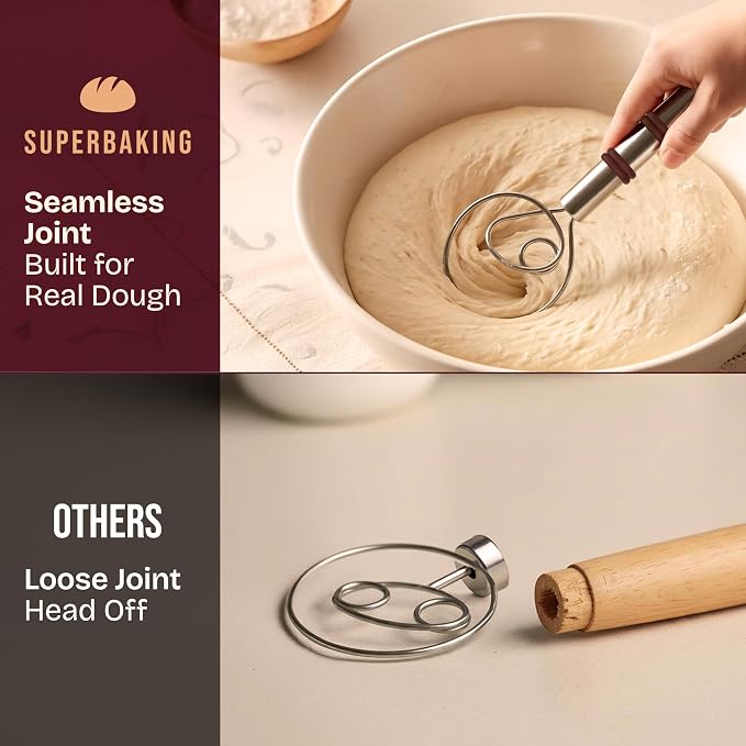 Superbaking Danish Dough Whisk - Image 7