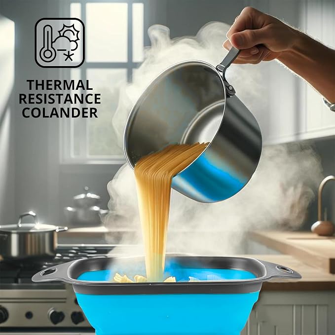 Square Collapsible Colander - Image 5