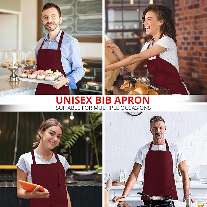 Utopia Kitchen 2 Pack Bib Apron, Adjustable - Image 5