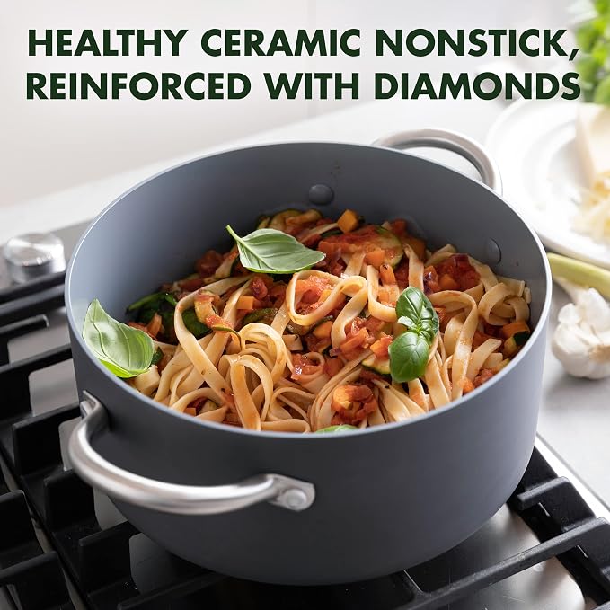 GreenPan Lima 5.2QT Nonstick Stock Pot - Image 2