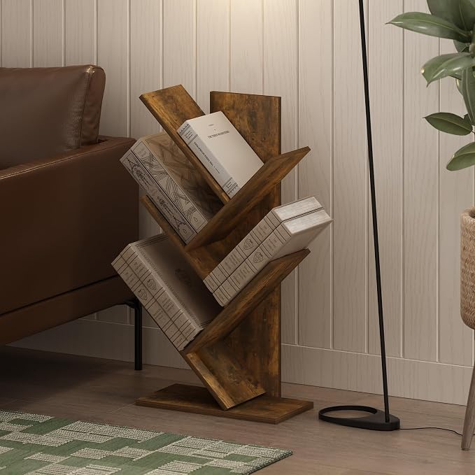 Furinno Tree Book Shelf, 5-Tier Bookshelf - Image 2