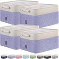 BALEINE 4 Pack Fabric Closet Storage Bins by BALEINE