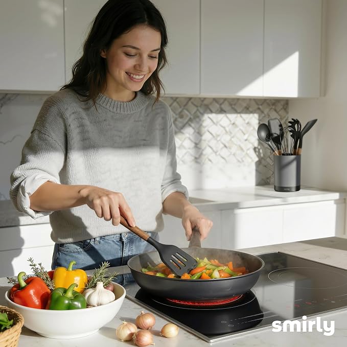 SMIRLY Kitchen Utensils Set – 22-Piece Silicone Cooking Utensils Set, Spatula - Image 8