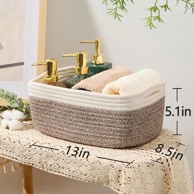 MiniArk Small Storage Baskets for Organizing | Closet Organizer Bins | Shelf - Image 3